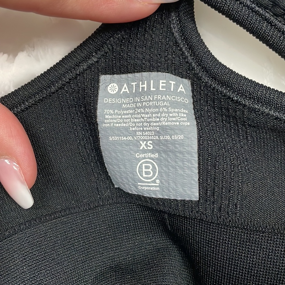 Athleta Ribbed Racerback Tank - Picture 3 of 3